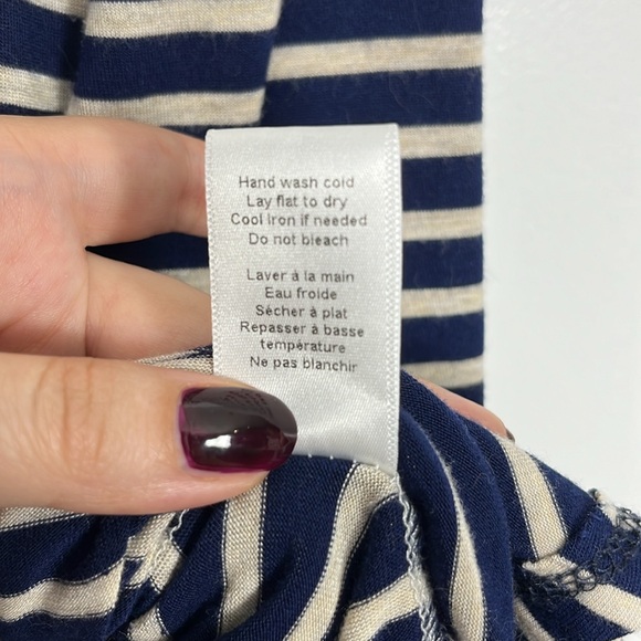 Eclipse Striped and Knit Blouse | Size XS - Picture 5 of 6